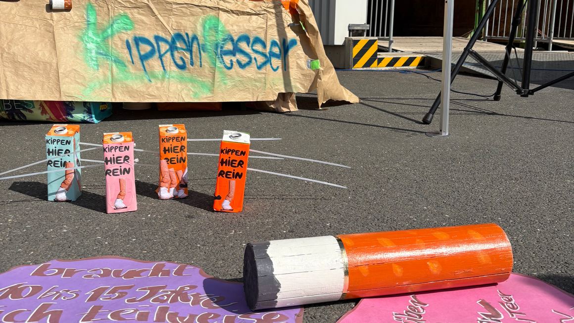 Beim ZASO: Upcyceln gegen Kippenmüll